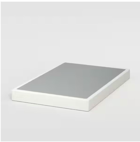 Comasach 5 in. High Queen Size Box Spring with Easy Clean Fabric Cover, Heavy Duty Metal Mattress Foundation, Easy Assembly