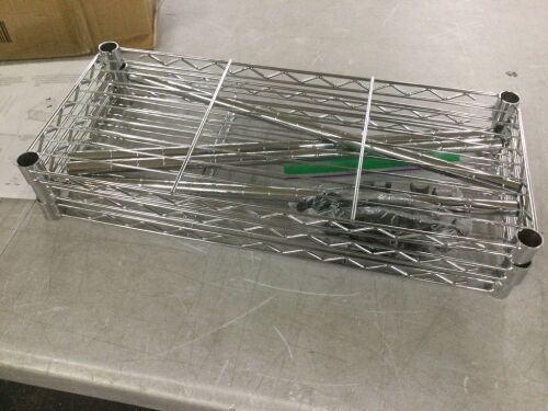 3 Tier Spice Storage Rack, 18'' L x 8'' W x 18'' H