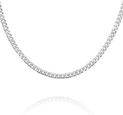 PAVOI 22K Gold Plated Chain Necklace For Women | Italian Solid 925 Sterling Silver Necklace for Men | Cuban Link, Rope, Snake & Rope Diamond-Cut Herringbone | Trendy Unisex Jewelry