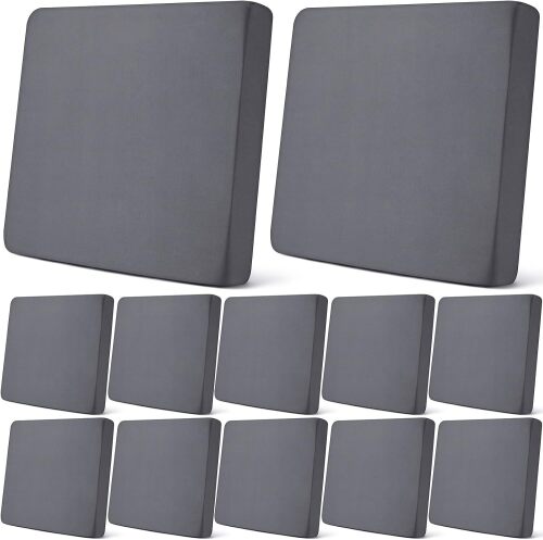 8Pcs Patio Cushion Covers Stretch Outdoor Couch Cushion Covers Slipcovers Sets Replacement Furniture Sofa Chair Seat Couch Washable