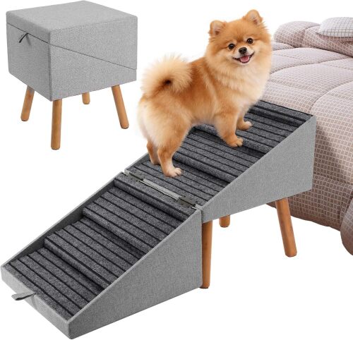 Dog Ramp for Bed & Couch, Dog Stairs
