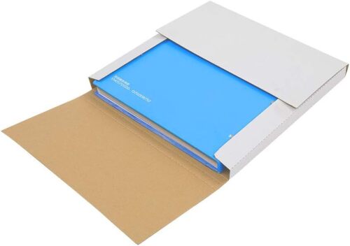 Kshioe 25 Packs White Vinyl Record LP Shipping Mailer Boxes, 12.5in x 12.5in x 1in Record Mailers, Album Paper Box, Record Album Mailer