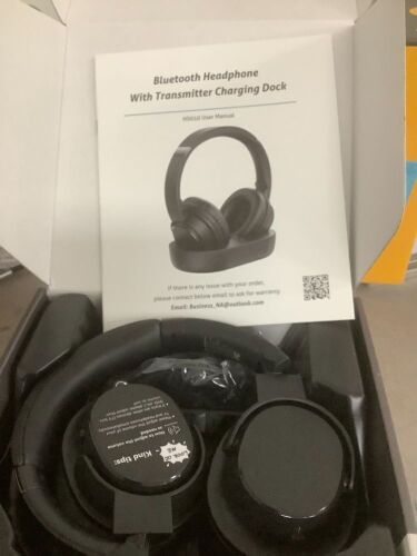 Bluetooth Headphone with Transmitter Charging Dock