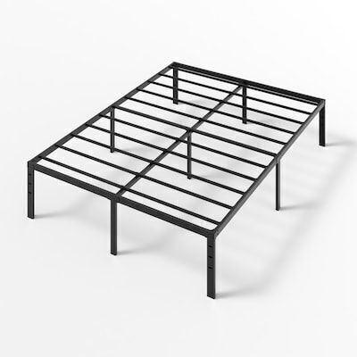 VINGLI Full Size 74.6L x 53.6W x 14H Platform Full Bed Frame