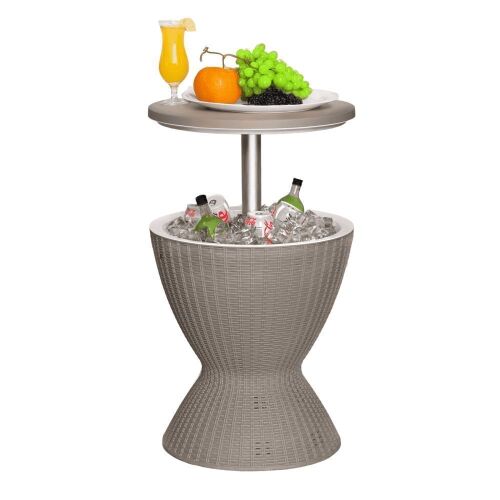 8-Gallon Adjustable Height Cooler Bar Table