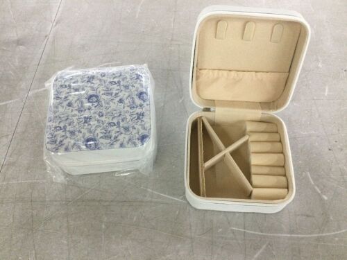 Small Floral Jewelry Boxes, 8 Pack