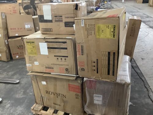 Lot of (5) Air Conditioner Units - For Parts or Repair