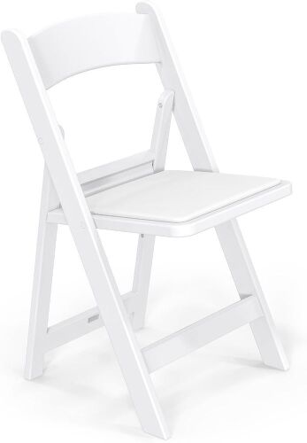VINGLI Resin Folding Chair with Cushion