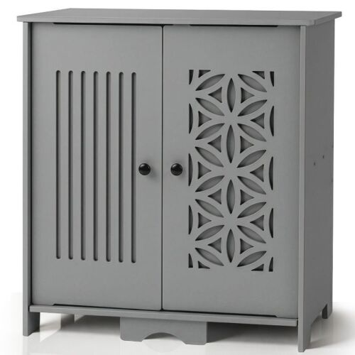 Outdoor PVC Storage Box with Ventilated Doors