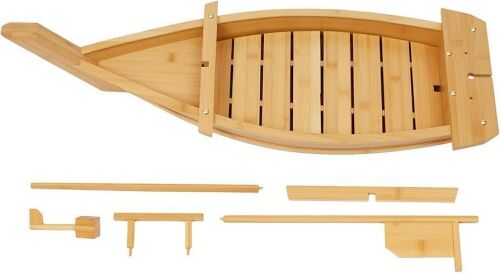 Wooden Sushi Boat Serving Tray