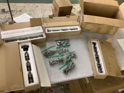 3.6L Engine Intake & Exhaust Camshaft with Rocker Arms Valve Lifters Kit Compatible for 2016-2024 Voyager Dodge Durango Jeep Gladiator Grand Cherokee Wrangler Ram 1500 3.6L V6