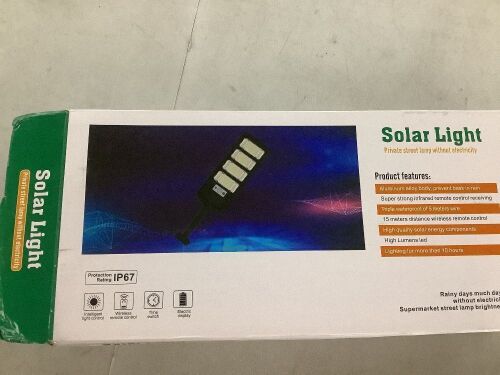 Lot of (3) Solar Street Lights