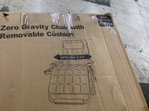 Zero Gravity Chair with Removable Cushion