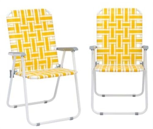 VINGLI 2-Pcs 36H Lawn Chairs