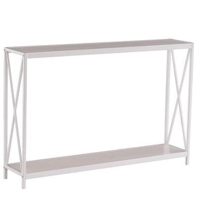 43.3" White Console Table