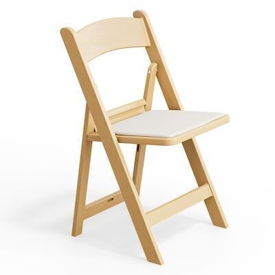 VINGLI Resin Folding Chair with Cushion