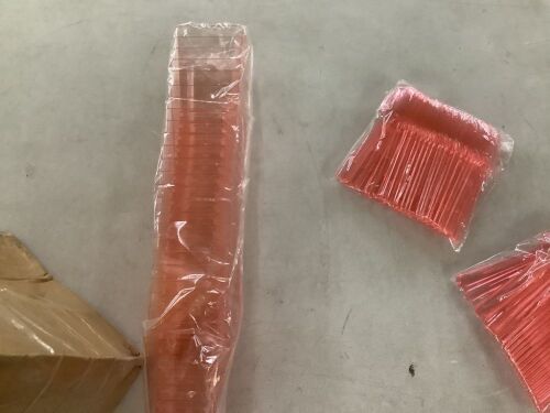 Plastic Dessert Bowls, 300pc & 100 Plastic Spoons