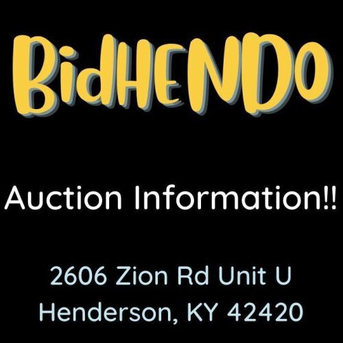 AUCTION INFORMATION - PLEASE READ!