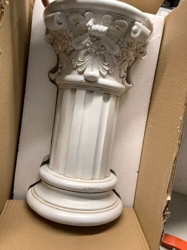 Decorative Roman Column, Cast Stone Resin