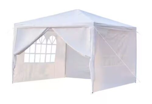 10 ft. x 10 ft. White Waterproof Party Tent