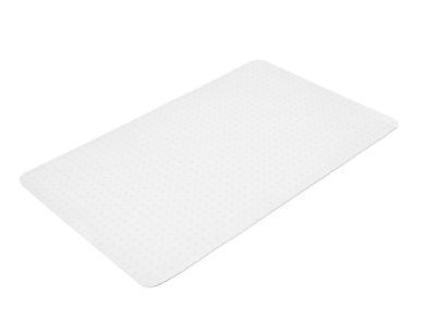 Winado - 48" x 30" x 0.08" Anti-Slip Frosted Office Chair Mat Rectangular PVC Protective Floor Mat with Nail for Office Carpet - Clear