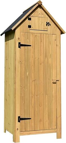 Outdoor Wood Tool Shed
