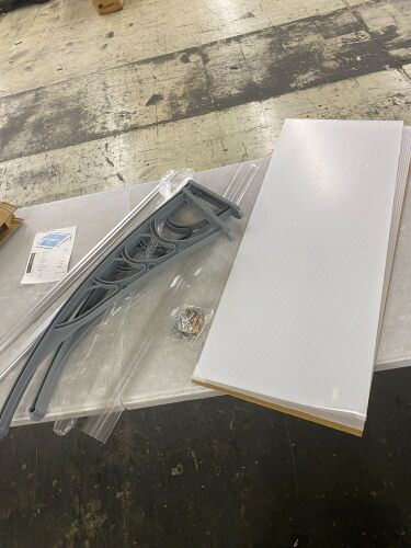 40" x 30" Patio Door Window Awning - Dents
