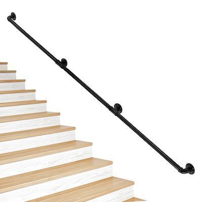 VINGLI 12FT Wall Mounted Pipe Handrail