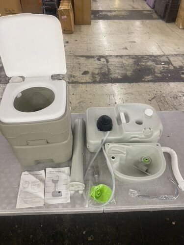 Portable Toilet & Handwash Station