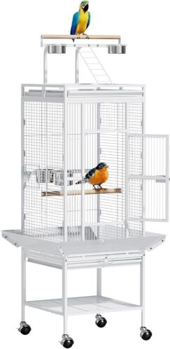 VINGLI Bird Cage with Wheels, 62 inch
