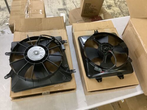 Lot of (2) Condenser Cooling Fans
