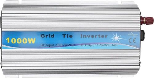 1000W Grid Tie Microinverter MPPT Pure Sine Wave DC10.8-32V Solar Input AC90-140V Output for 18V Solar Panel