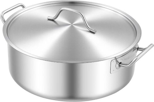 11 Quart Stainless Steel Stock Pot with Lid