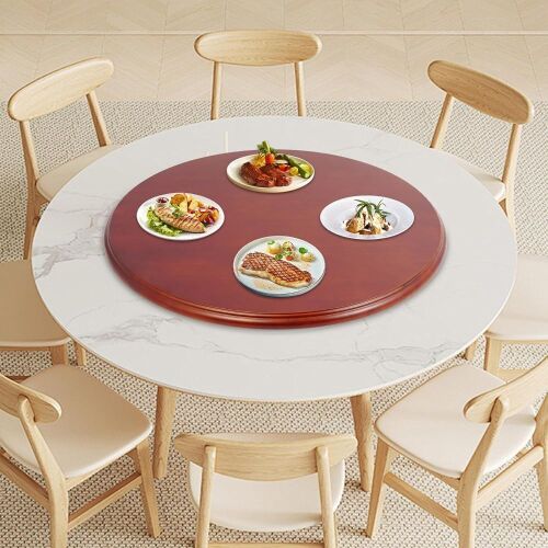 Large Wooden Turntable Lazy Susan