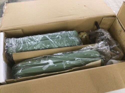 24 W Green Swivel Upholstered PU Office Chair
