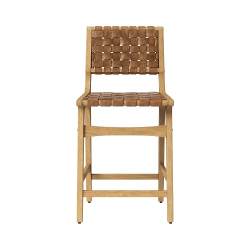 Ceylon Woven Counter Height Barstool - Lot 666