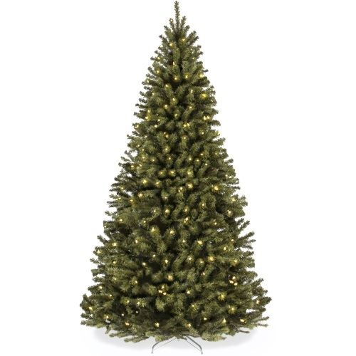 Pre-Lit Artificial Spruce Christmas Tree w/ Incandescent Lights - 6ft - Lot 840