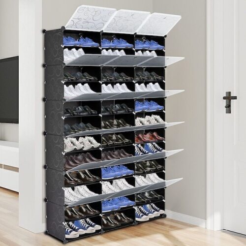 FcH 72 Pair Stackable Shoe Storage Cabinet