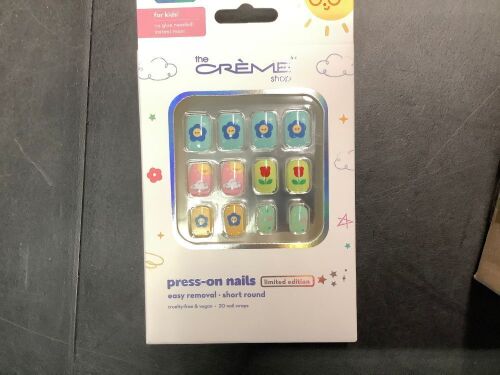 Creme Kids Press On Nails, Set of 6