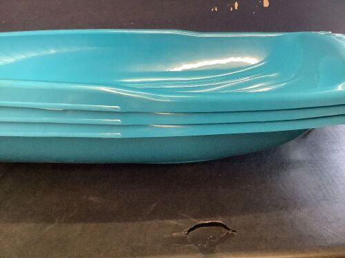 Set of 3 Blue Sleds