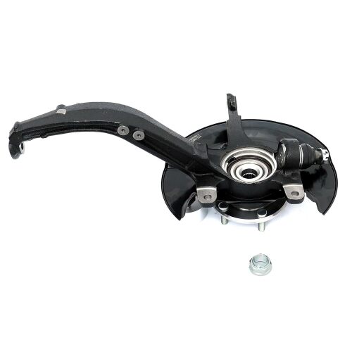 698-400 Front Right Passenger Side Steering Knuckle & Wheel Bearing Hub Assembly Compatible with 2003 2004 2005 2006 2007 2.4L Honda Accord