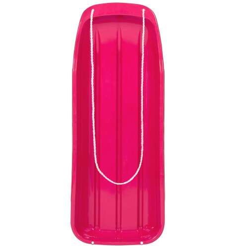 Set of 2 - 48in Kids Toboggan Snow Sled Board w/ Pull Rope, Curved Edges