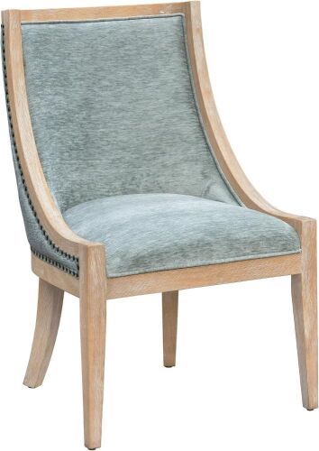Martha Stewart Farmhouse Dining Room Chair, Soft Green Elmcrest