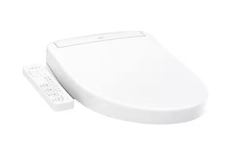 TOTO S2 Washlet Electric Heated Bidet Seat for Elongated Toilet in Cotton White