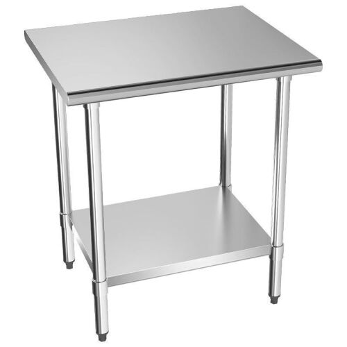 KLEENSTEEL NSF Certified 30-Inch Stainless Steel Multipurpose Workstation Table