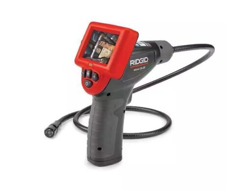 RIDGID CA-25 Micro Visual Inspection & Diagnostic Handheld Camera w/ 2.7 in. Color Display, 4 ft. Fixed Waterproof Camera Cable