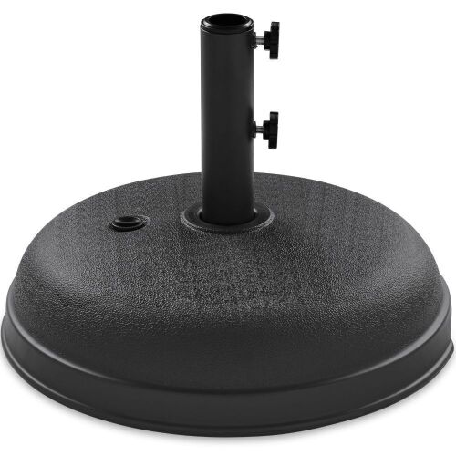 Plastic Patio Umbrella Base Pole Holder Accessory w/ Adjustable Knob