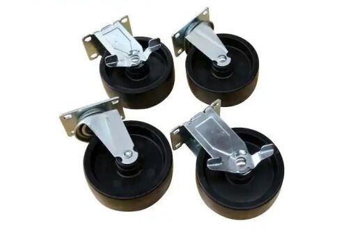 Husky 5 in. Caster Kit for Ready-to-Assemble Steel Garage Base Cabinets