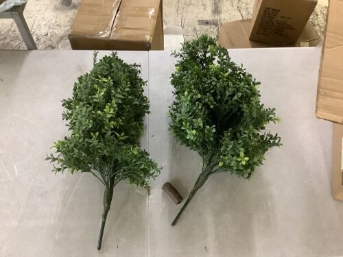 2.5 ft. UV Resistant Artificial Boxwood Tree Plant, 2 pc