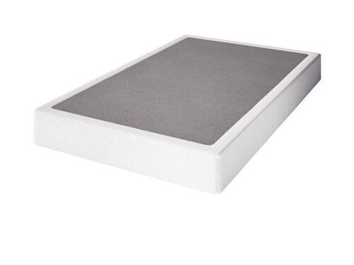 HOMZENE 4 in. High Full Size Box Spring with Sturdy Steel Structure